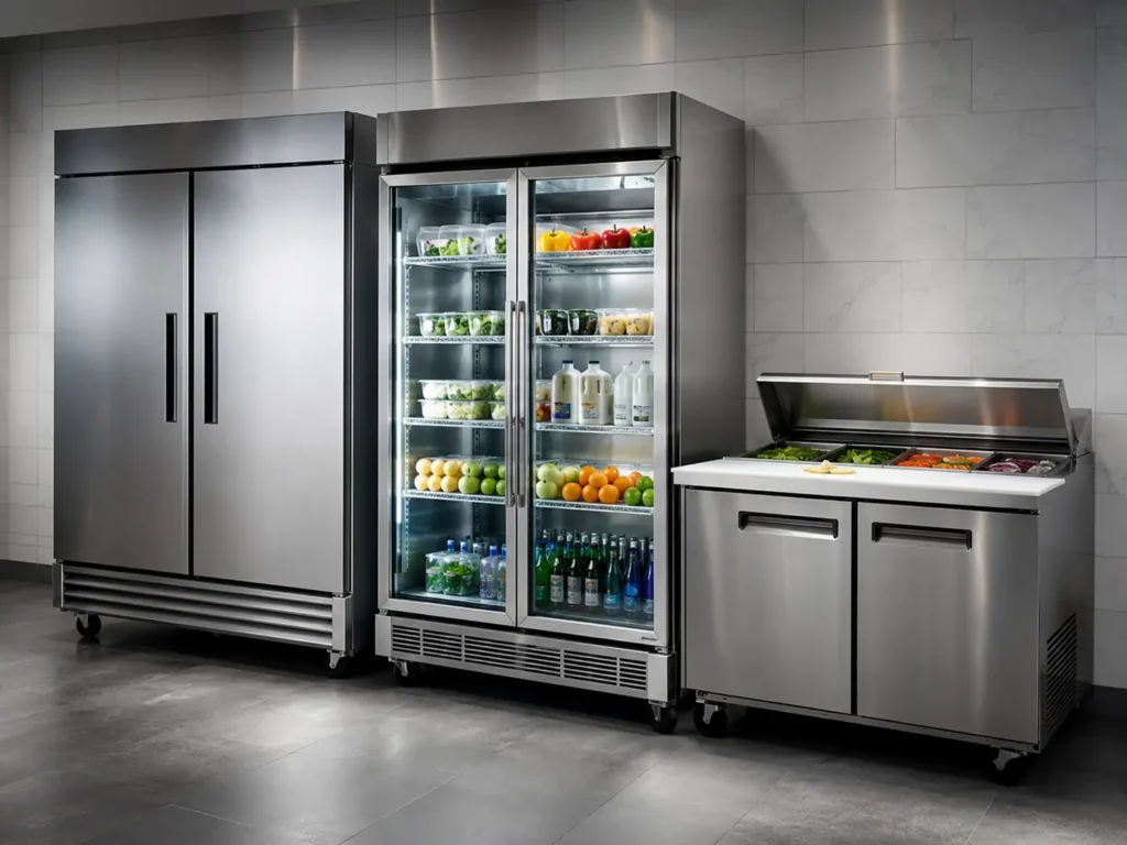 Modern Commercial Kitchen With Refrigeration Units — JLA Distributors